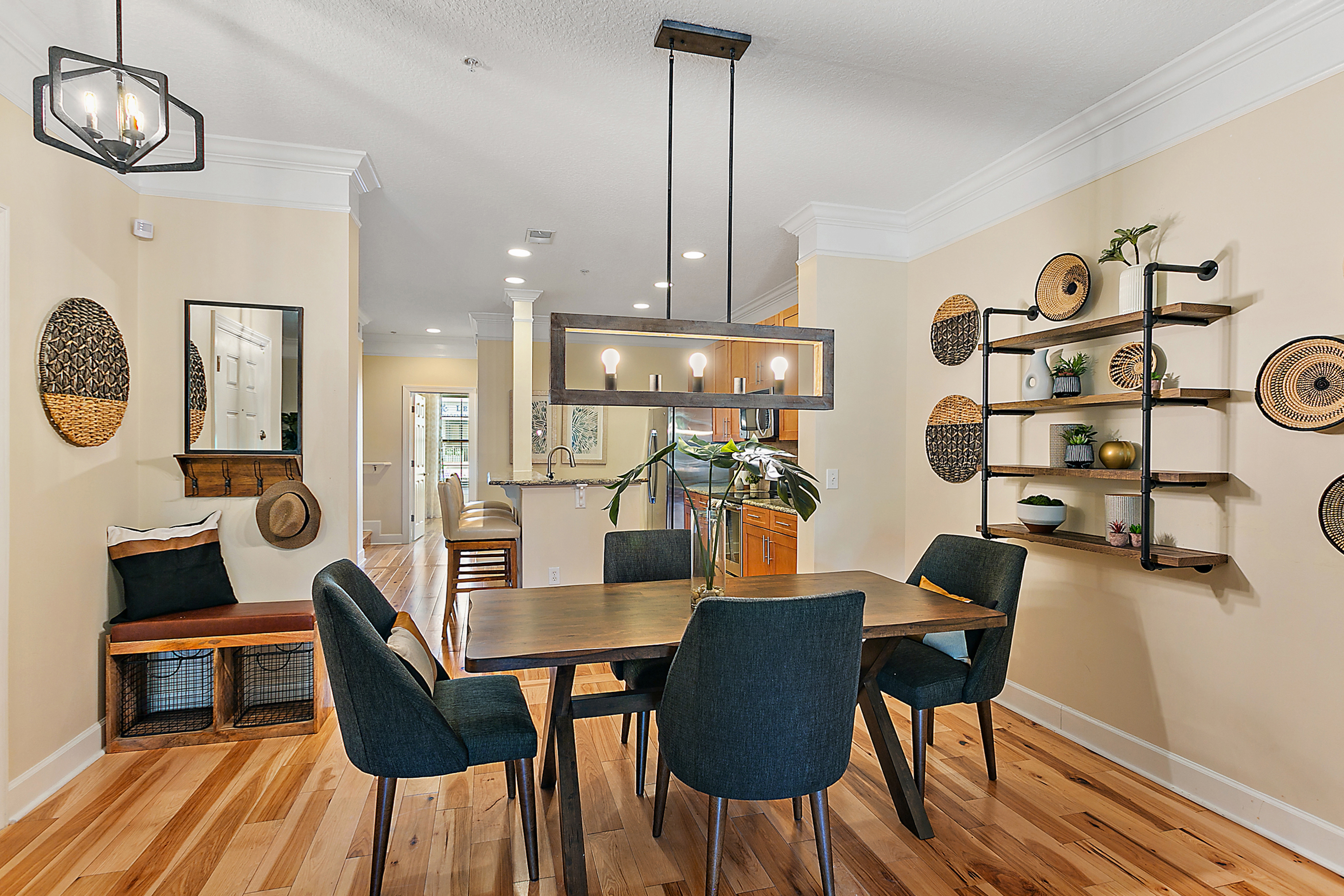 Living room designed with Coaster furniture