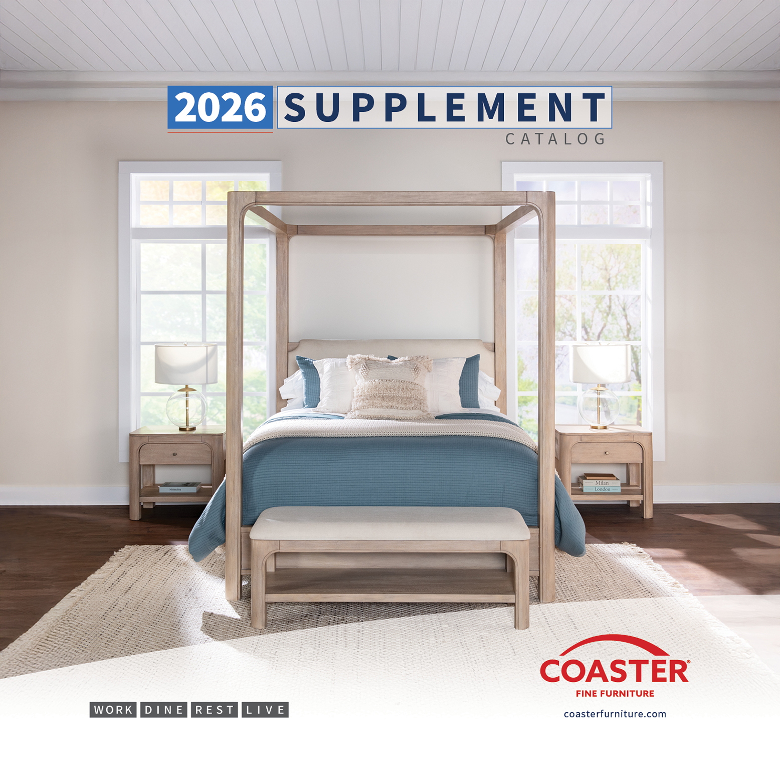 Cover image of the 2026 Coaster Supplement Catalog