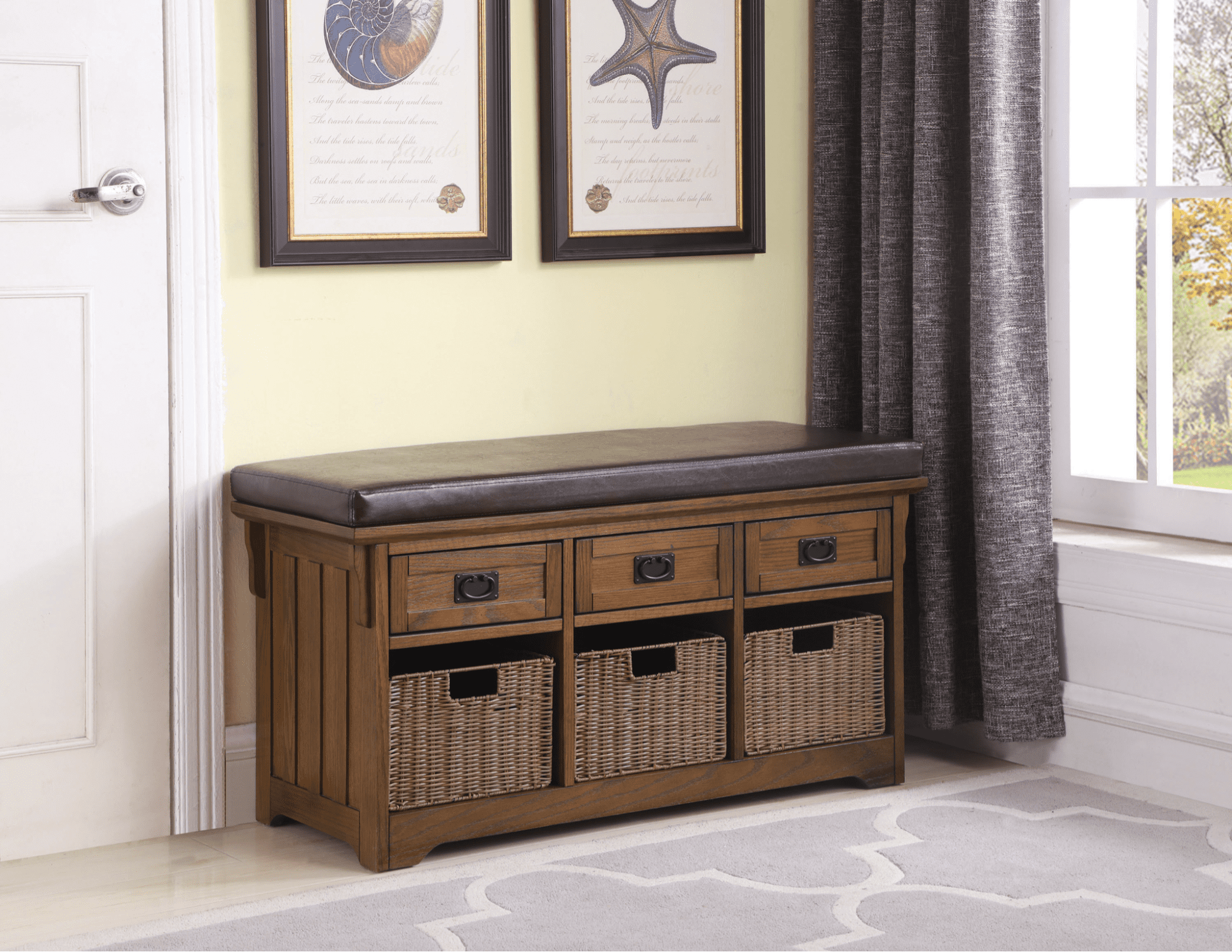 3-drawer Storage Bench from Coaster