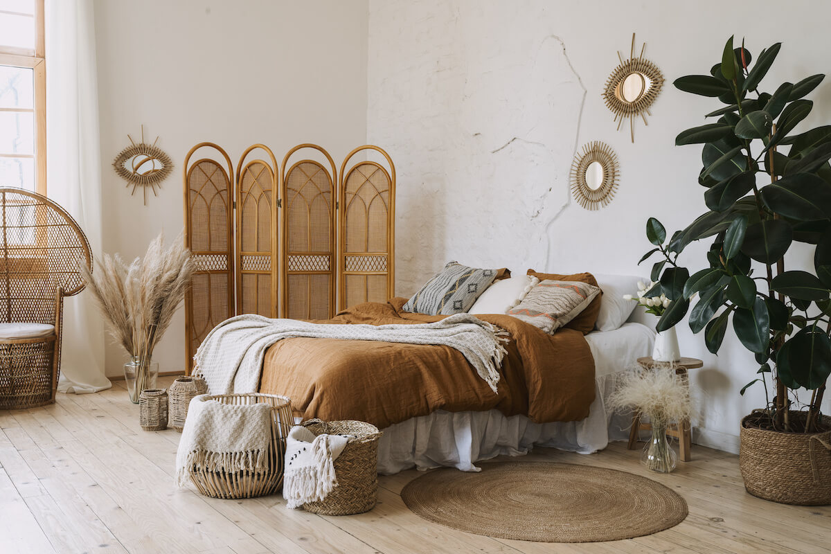 Bring the outside in with these 30 earthy bedroom