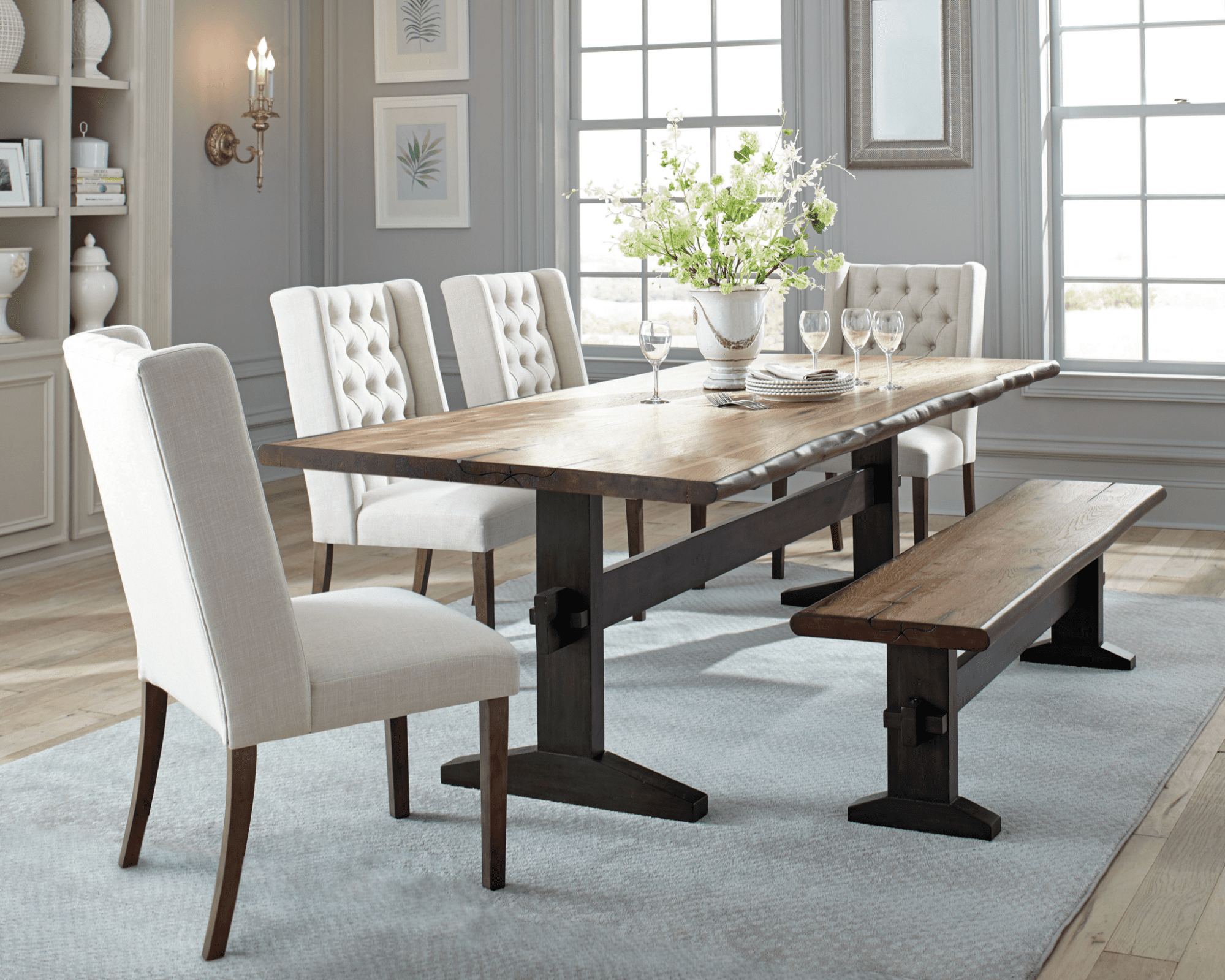 modern dining room table