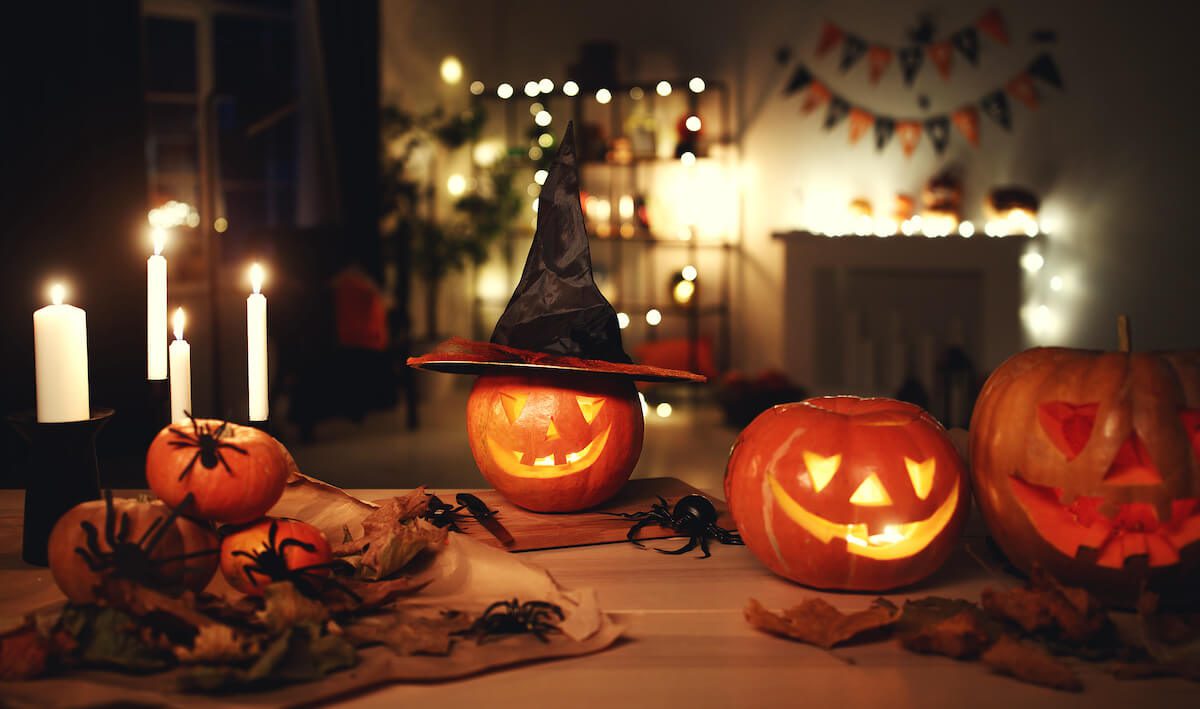 Whether you’re setting up an entire haunted house or a modest trick-or-treat station, these Halloween house decorations make it fun and simple.