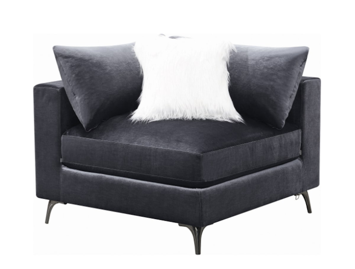 Couches that come apart: Schwartzman Removable Cushion Corner Charcoal