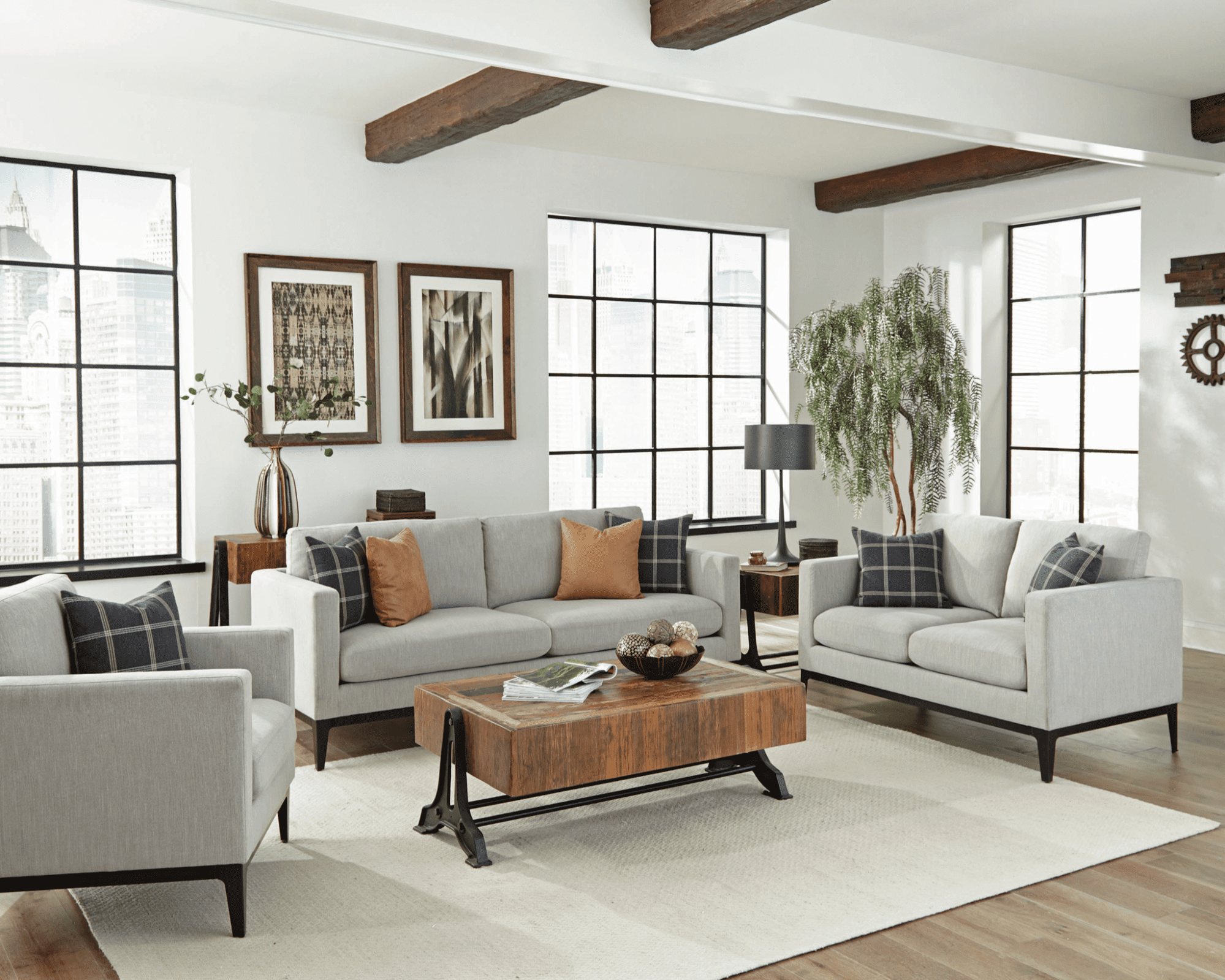 modern living room: Apperson arm chair from Coaster