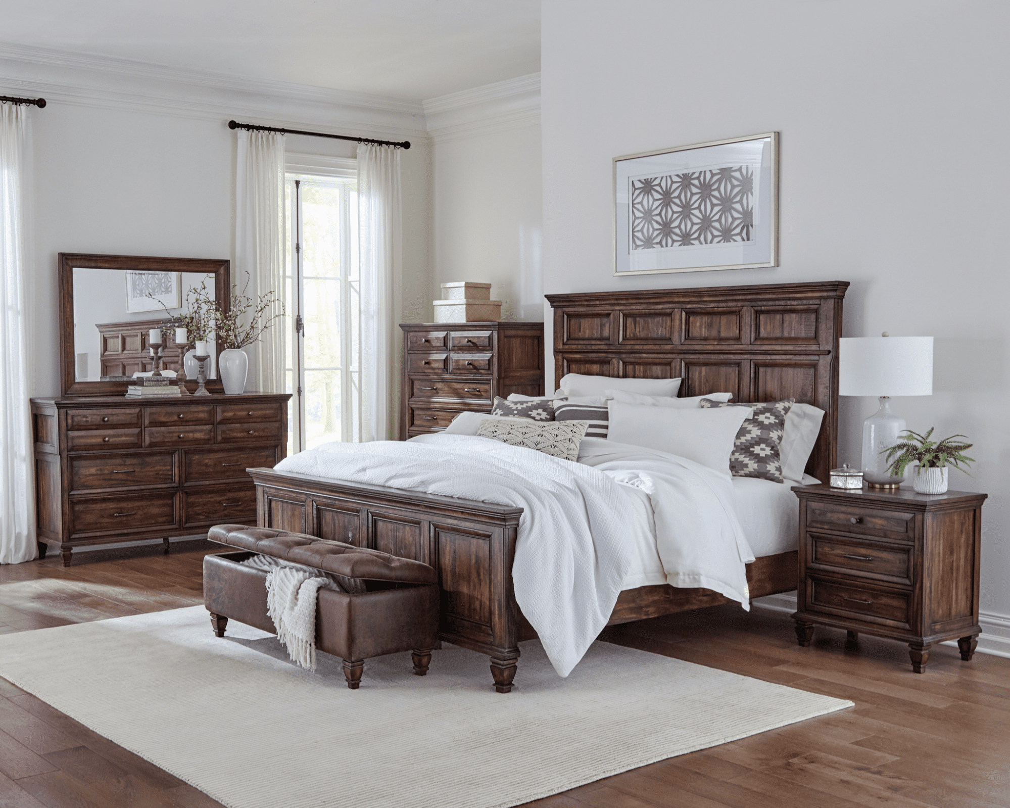 cozy bedroom: Avenue 3-drawer Nightstand from Coaster