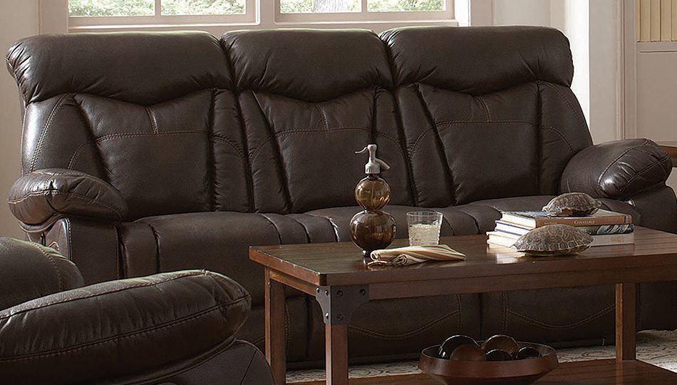 Zimmerman Pillow Top Arm Motion Sofa Dark Brown