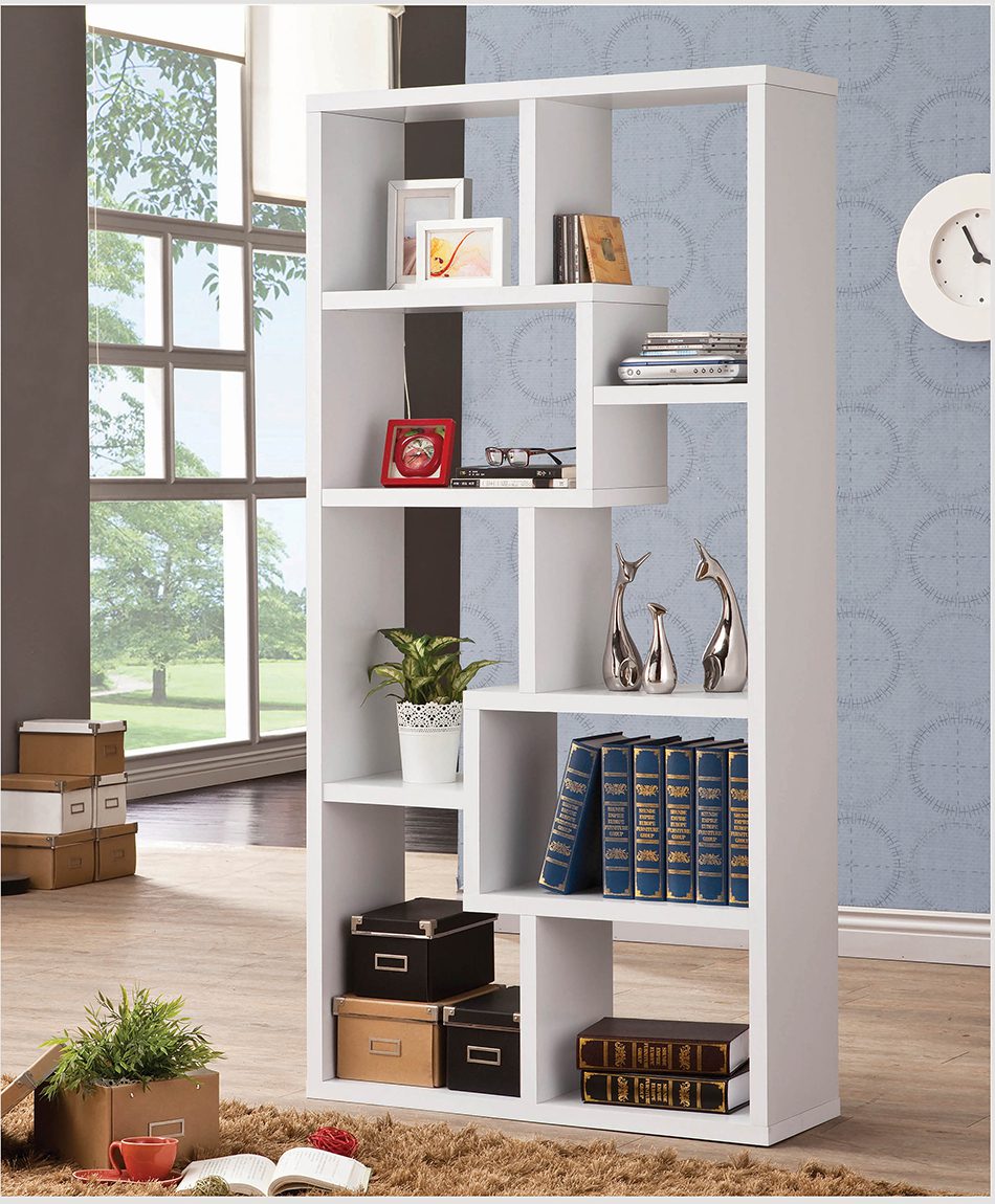 Casual White Bookcase