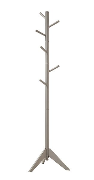 Coat Rack with 6 Hooks Grey