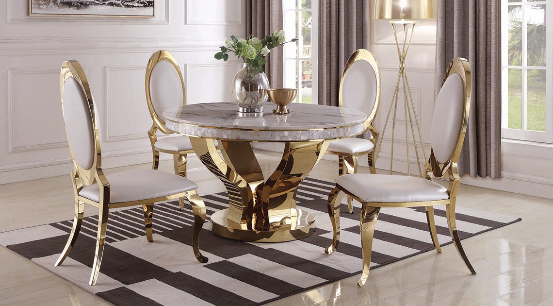 Throughout history Gold has been denoted as the color of extravagance, wealth, and riches. It is a precious metal which, if incorporated into your interior design scheme, will portray a sense of grandeur and prosperity. 