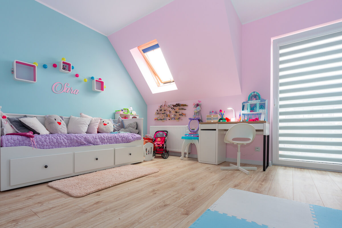 Dividing bedroom for sales boy and girl