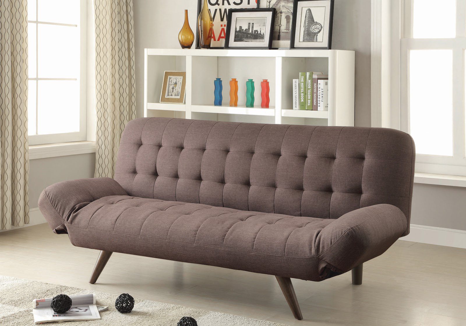 Coaster Janet tufted sofa bed