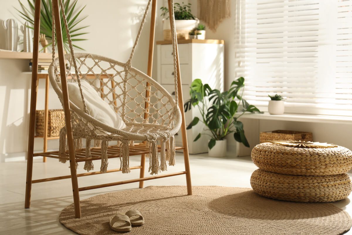 Hammock chair indoors