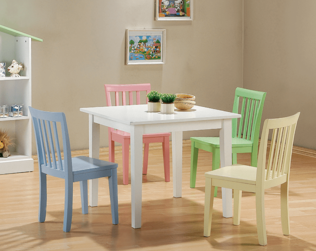 game room ideas: Rory 5-Piece Dining Set Multi Color
