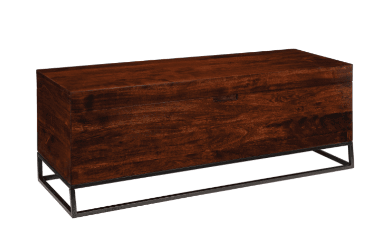 Rectangular Accent Bench Cinnamon