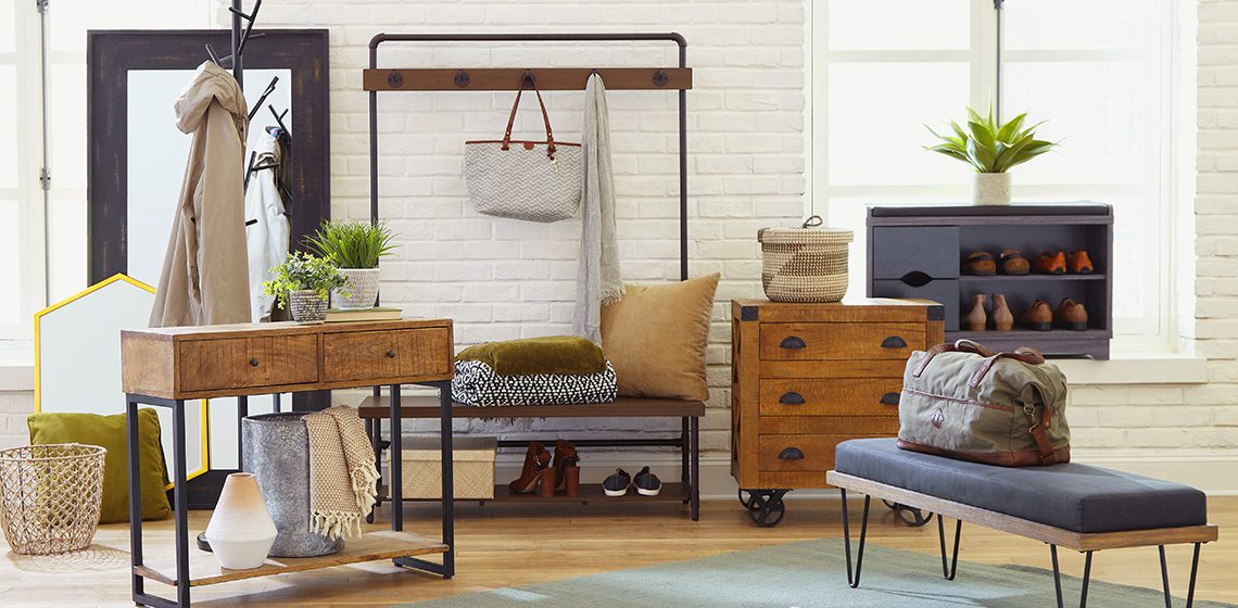 Entryway Shoe Storage That's Functional