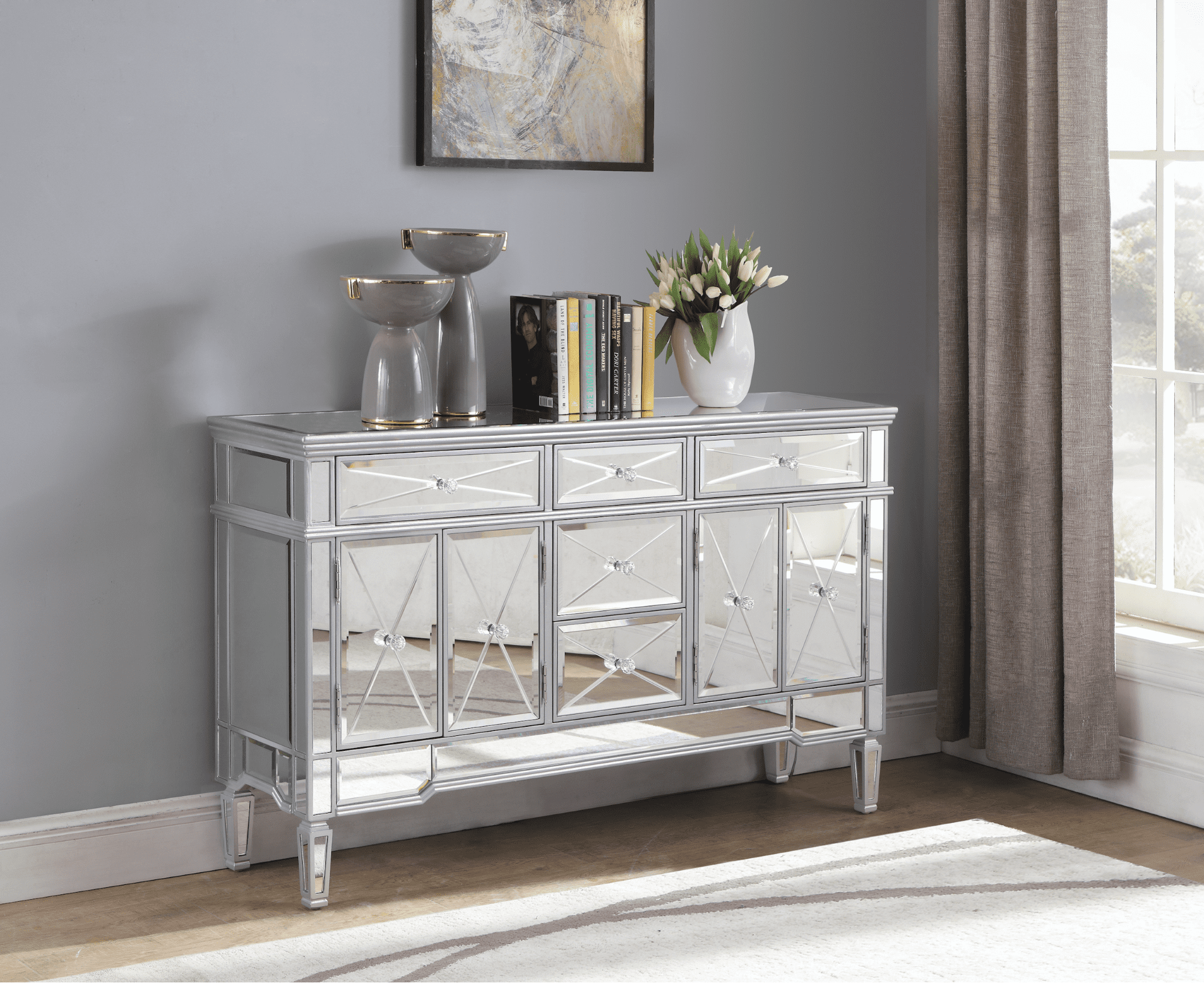 dresser mirrored