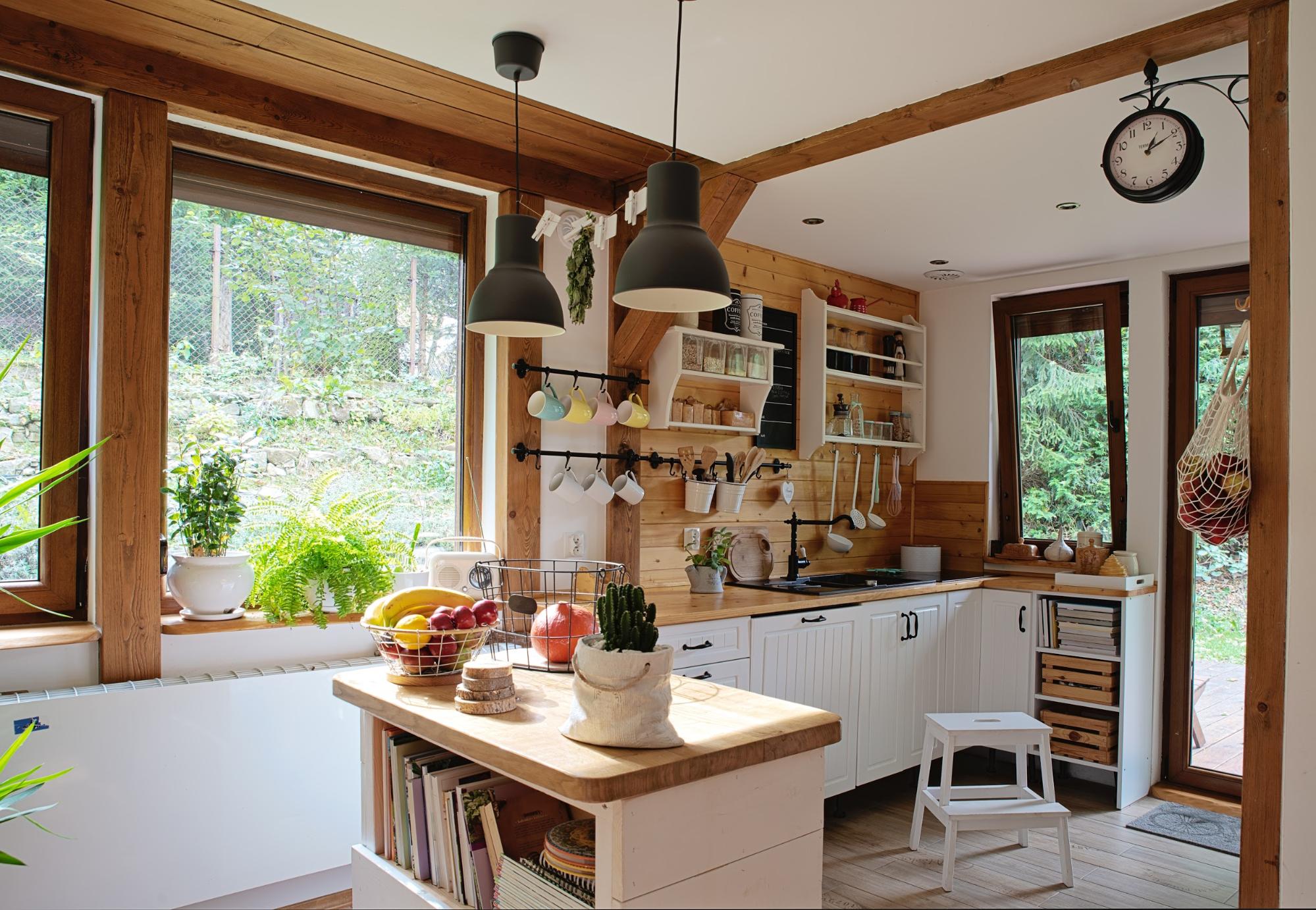 Adding counter space to a small kitchen 