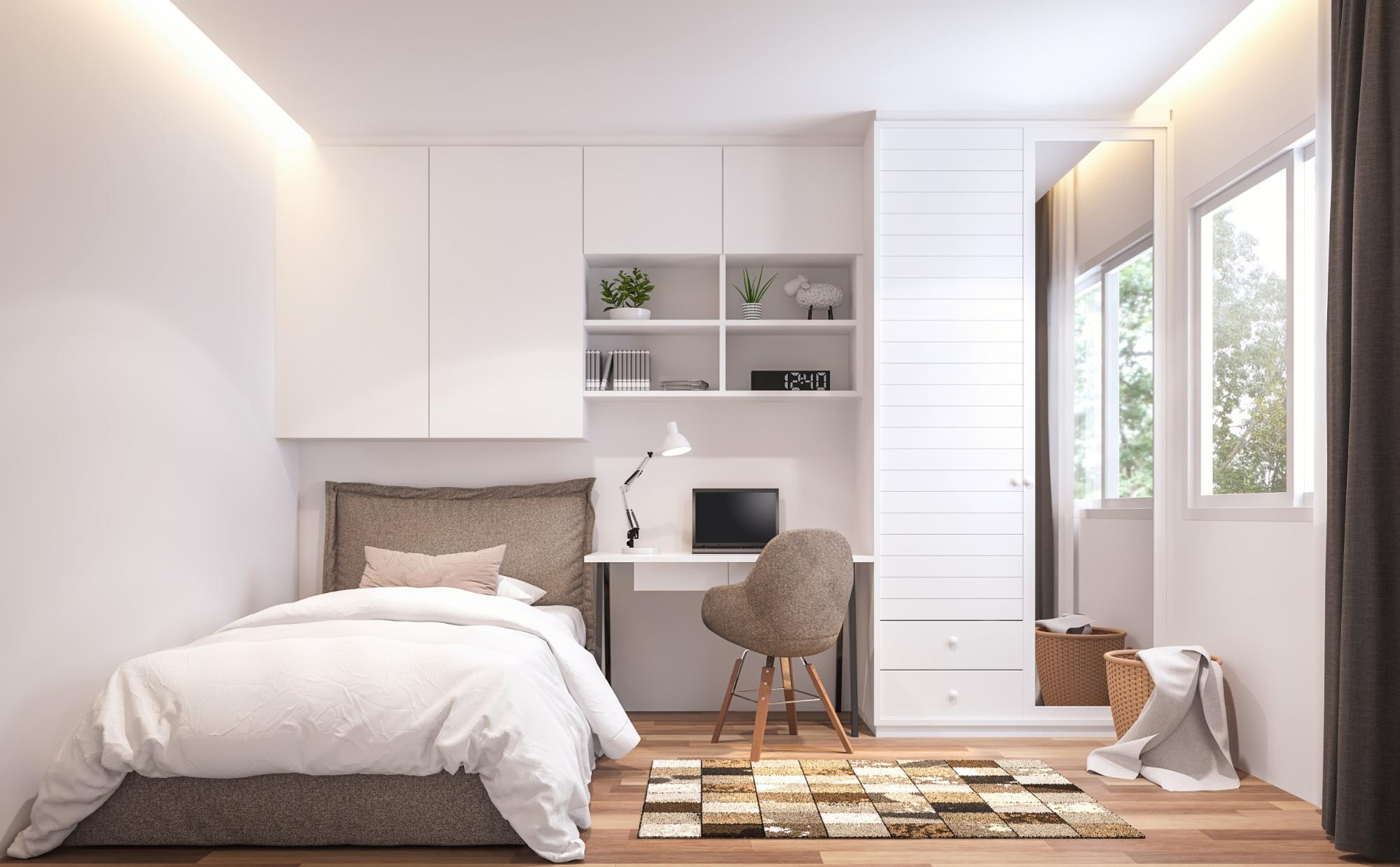 12 small bedroom storage ideas to make your space feel spacious