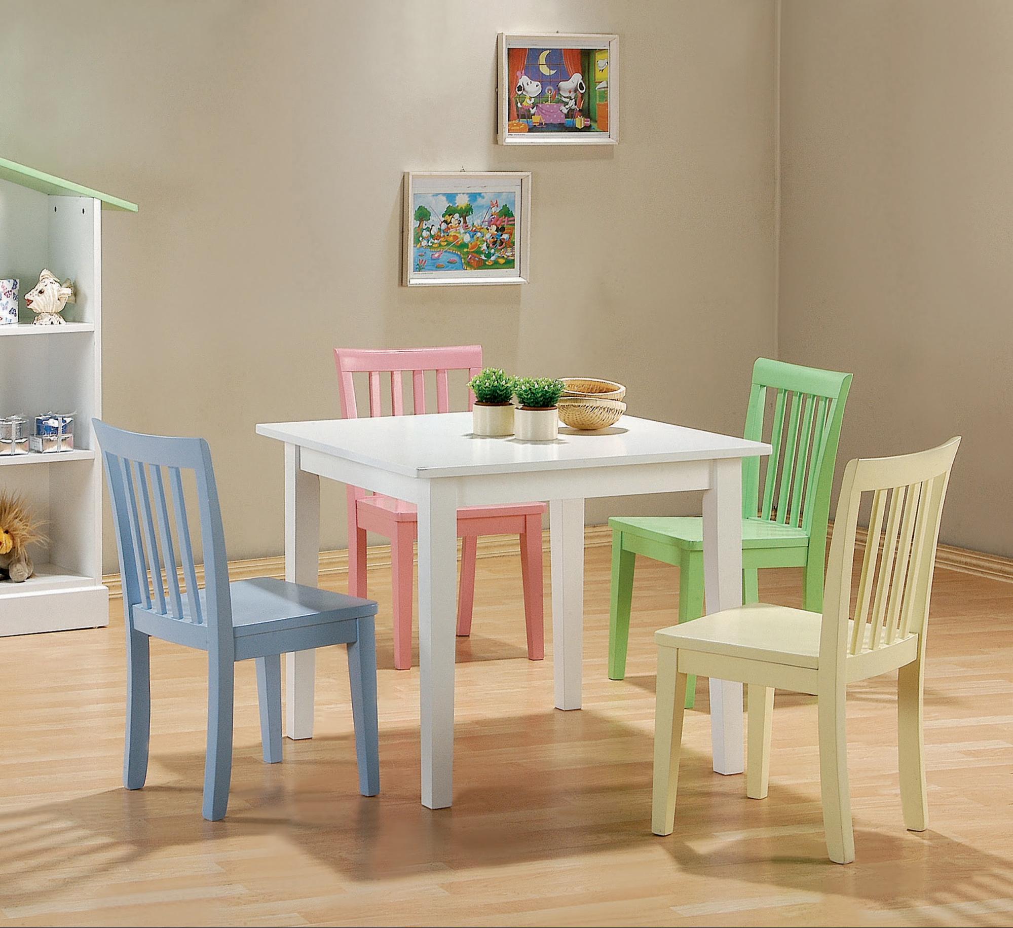 playroom ideas: Rory 5-Piece Dining Set Multi Color