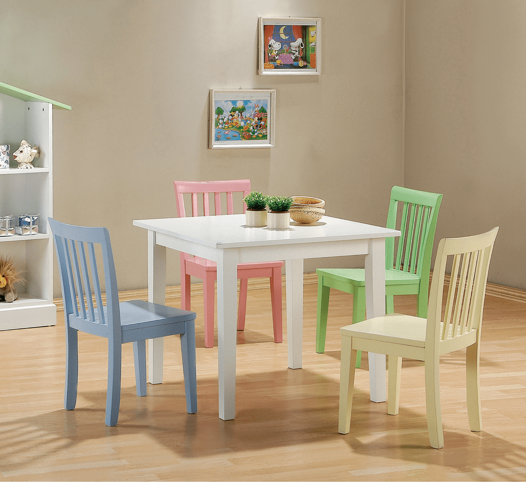 Living room layout ideas: Rory 5-piece dining set multi color