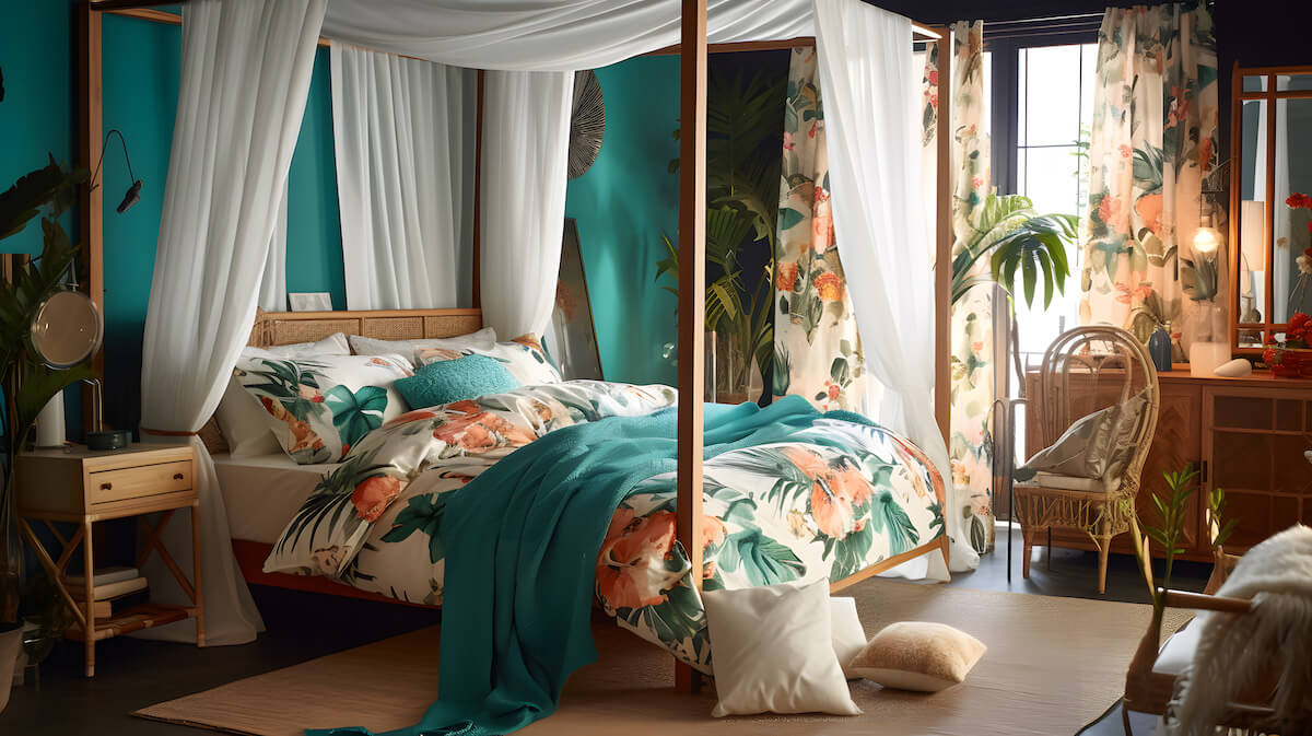 Interior of a bedroom