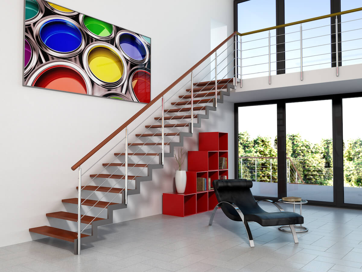 Colorful living room