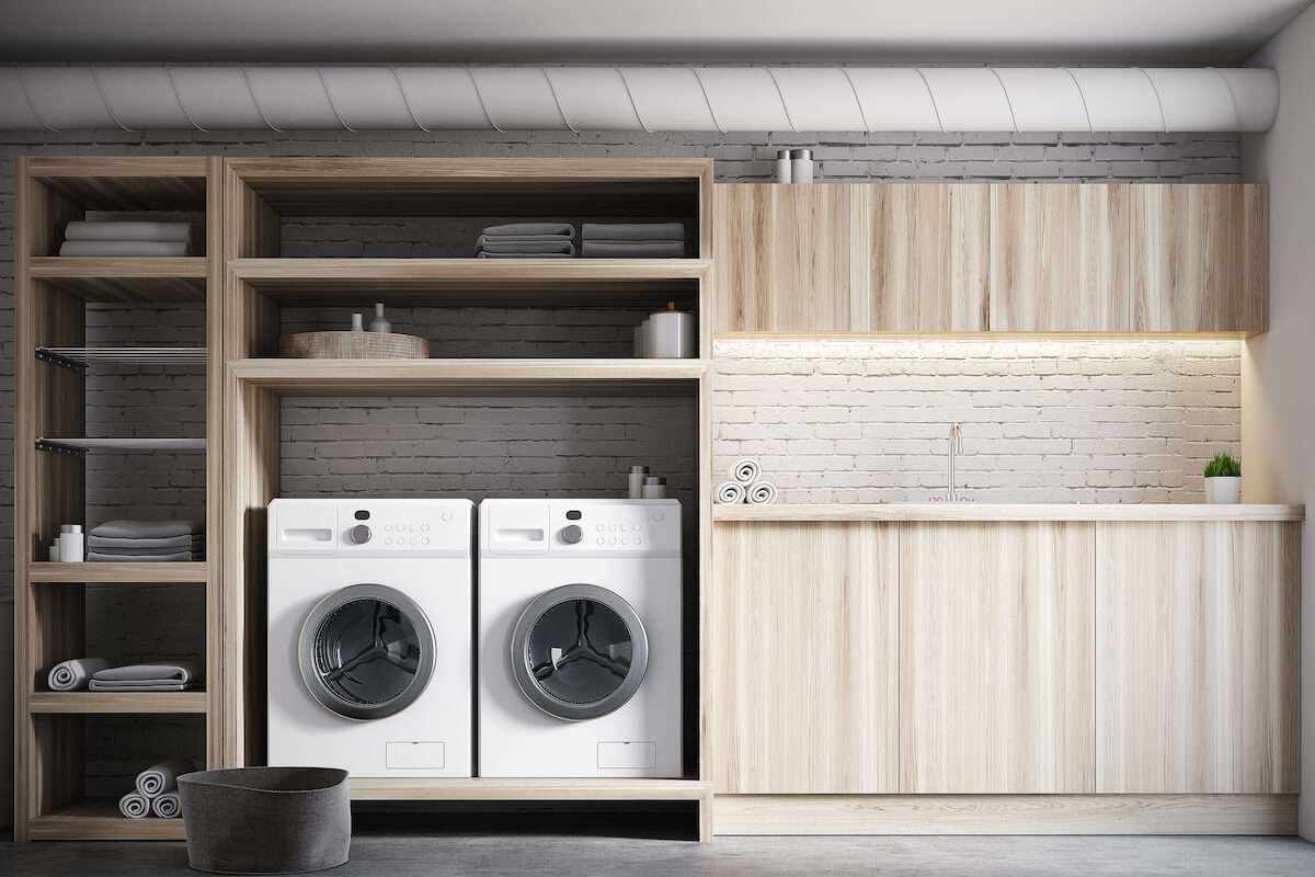 These modern laundry room ideas will help you strike the perfect balance between form and function to create a sleek, stylish look.