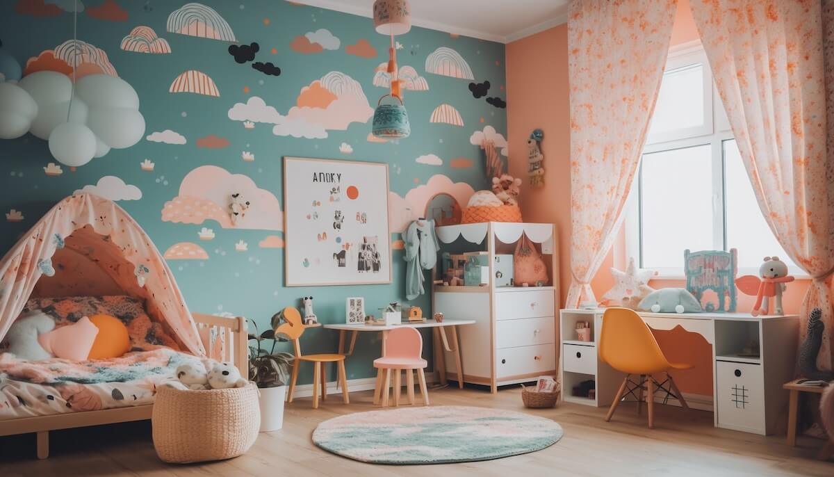 Beautiful nursery playroom