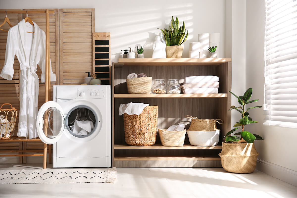 Use these budget-friendly laundry room ideas to update your space and create a laundry room you never want to leave.