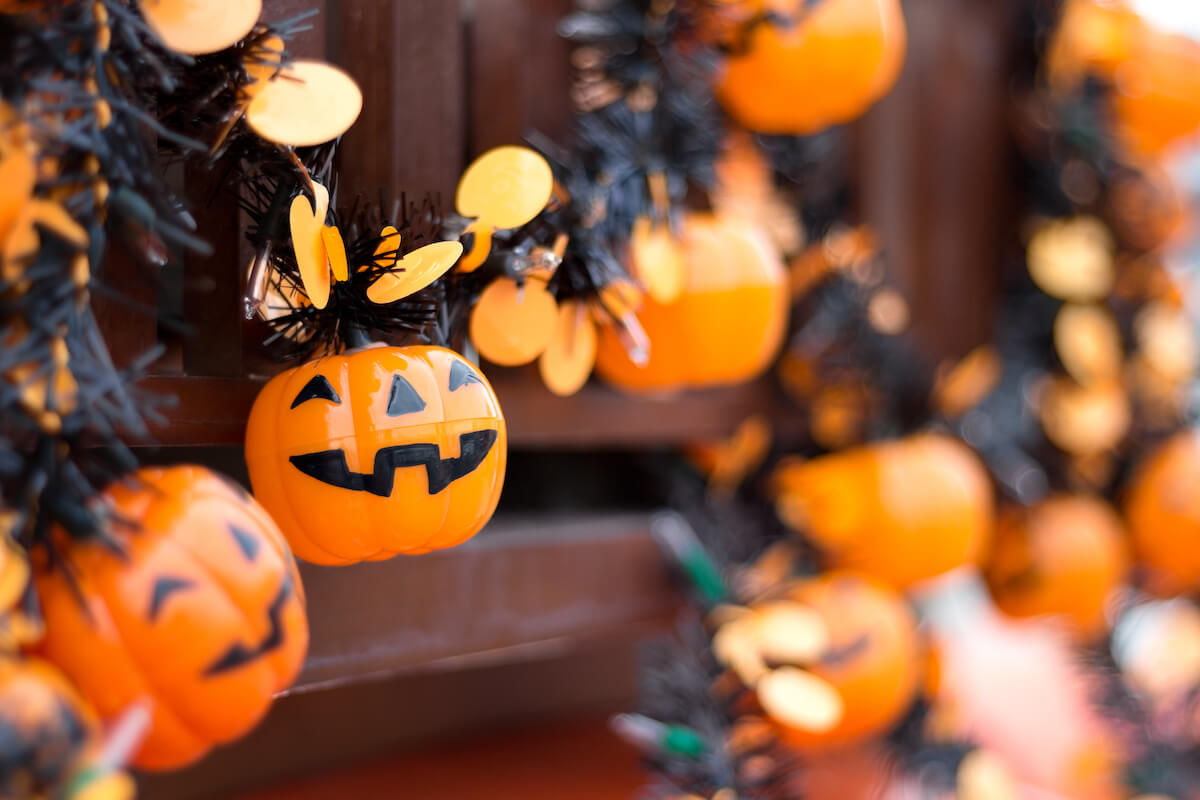 Little Halloween pumpkins