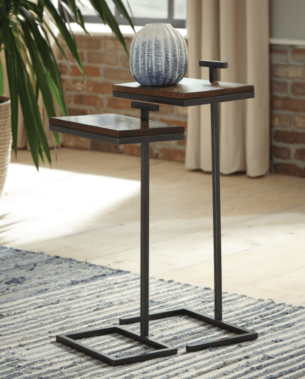 contemporary table set in cinnamon from Coaster