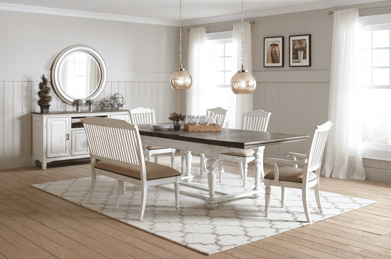 Simpson rectangular dining set from Coaster