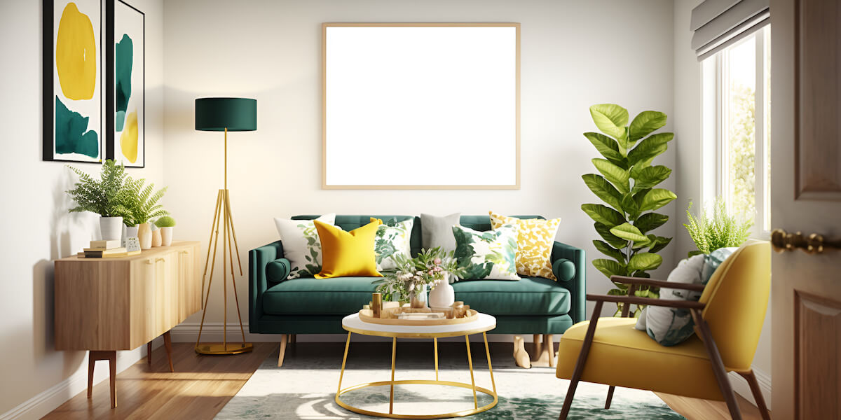 Goodbye beige, hello color! Discover a rainbow of creative ideas for adding colorful furniture to your space inside and out.